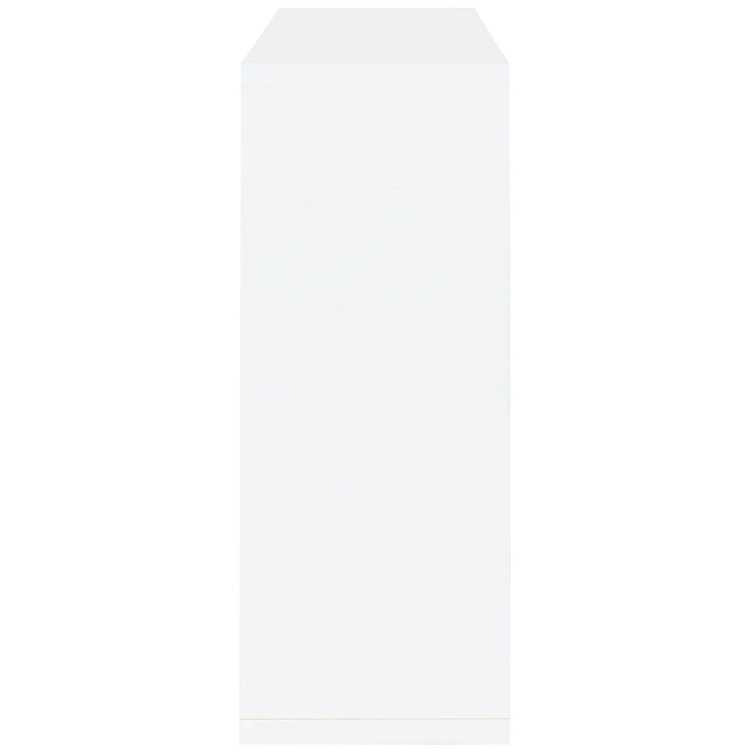 Prescott Rectangular 2-shelf Bar Unit Glossy White