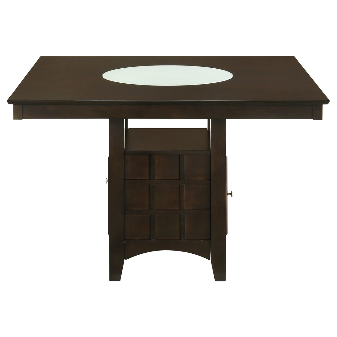 Gabriel Square Counter Height Dining Table Cappuccino