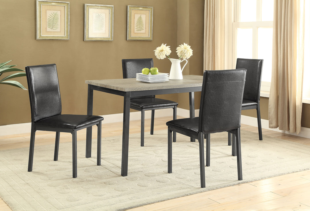 Garza Upholstered Dining Chairs Black (Set of 2)