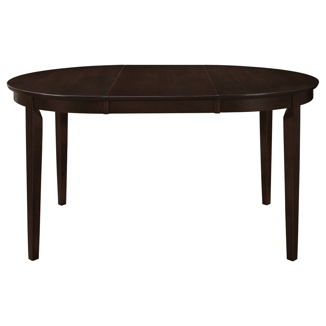 Gabriel Oval Dining Table Cappuccino