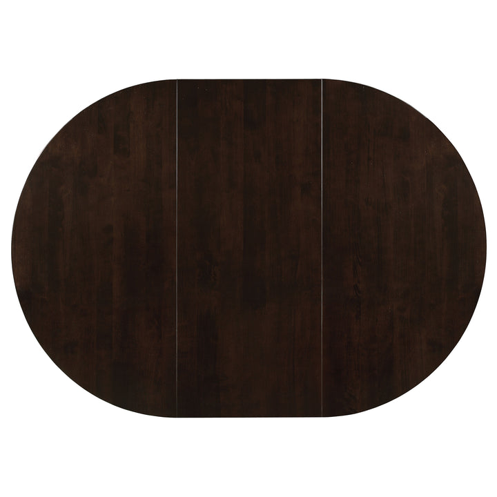 Gabriel Oval Dining Table Cappuccino