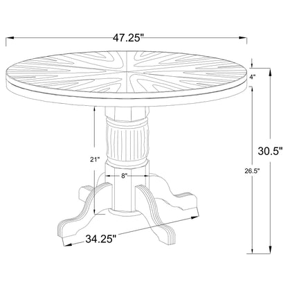 Mitchell 3-in-1 Game Table Amber