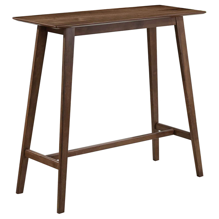 Finnick Rectangular Pub Height Bar Table Walnut