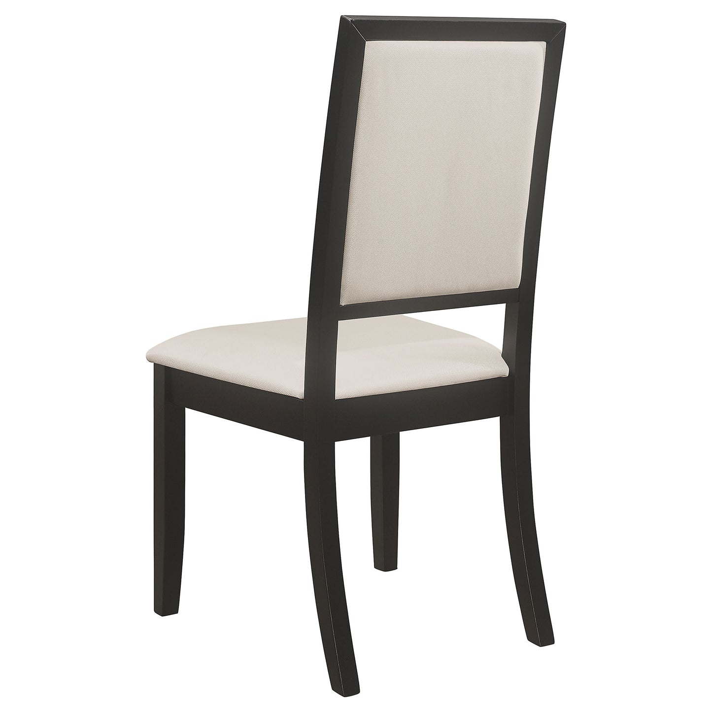 Louise 5-piece Dining Set Black and Cream