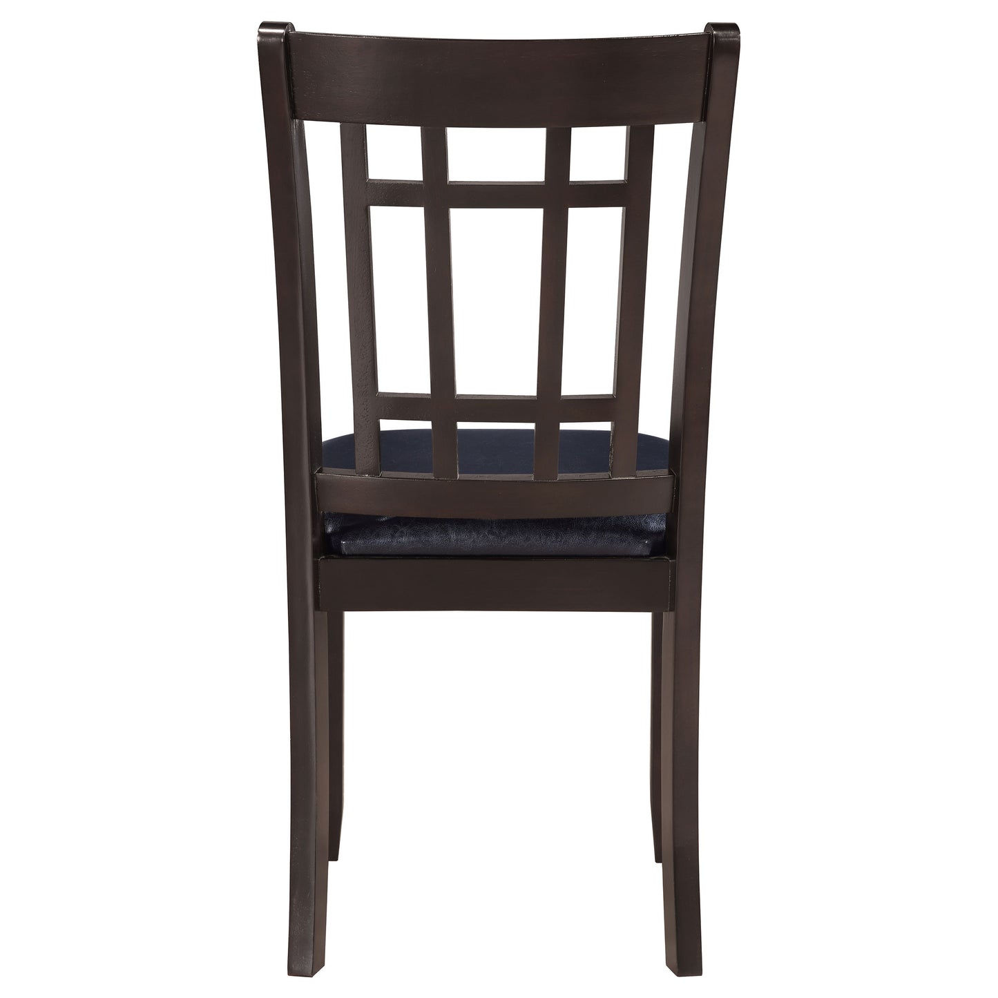 Lavon Padded Dining Side Chairs Espresso and Black (Set of 2)