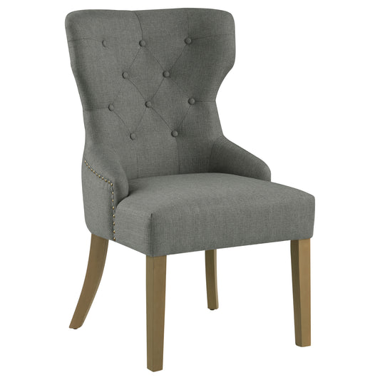 Baney Tufted Upholstered Dining Chair Grey