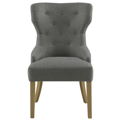 Baney Tufted Upholstered Dining Chair Grey