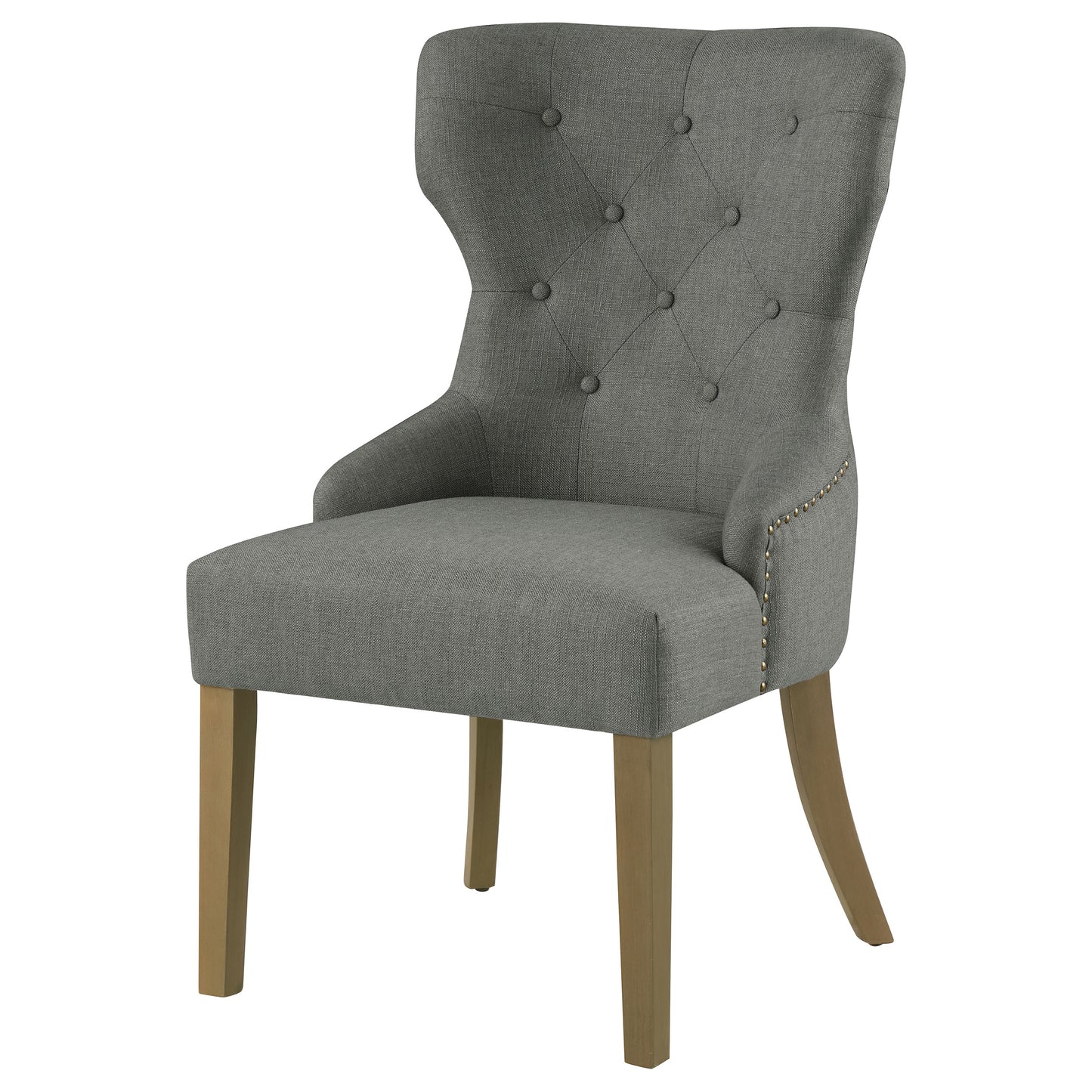 Baney Tufted Upholstered Dining Chair Grey