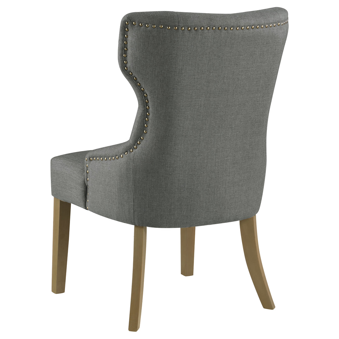 Baney Tufted Upholstered Dining Chair Grey