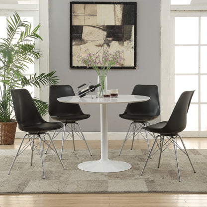 Lowry Round Dining Table White