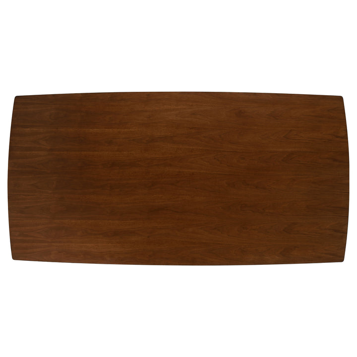 Malone Rectangular Dining Table Dark Walnut