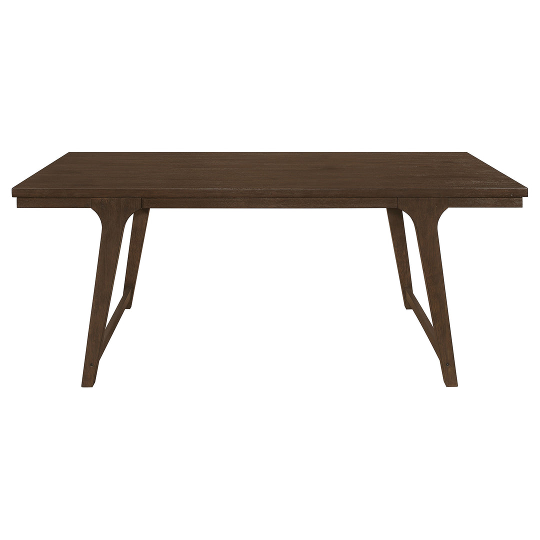 Reynolds 5-piece Rectangular Dining Table Set Brown Oak