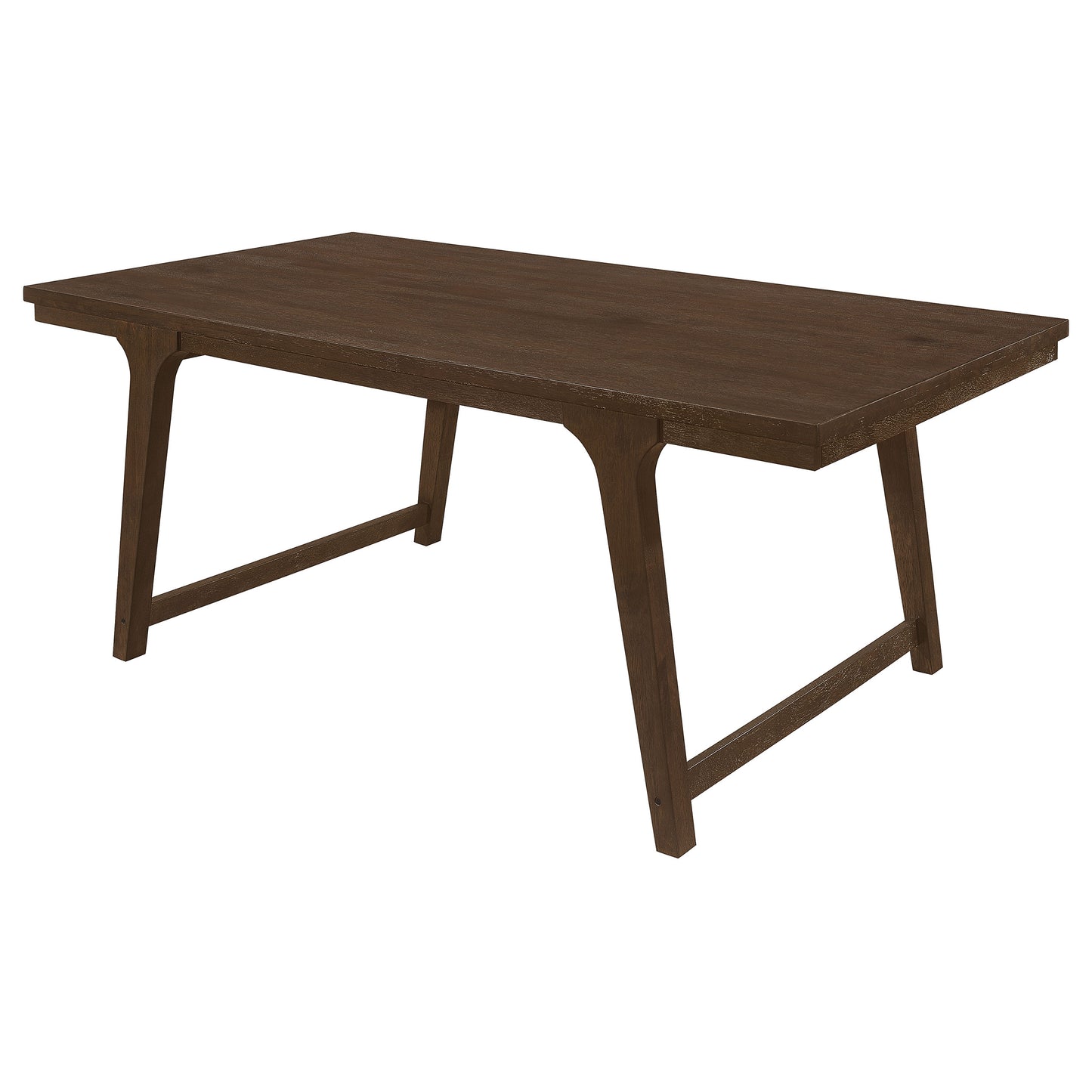 Reynolds Rectangular Dining Table Brown Oak