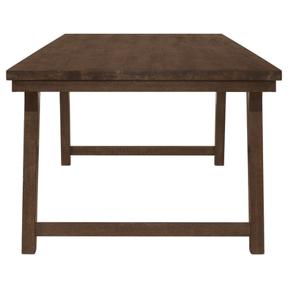 Reynolds Rectangular Dining Table Brown Oak