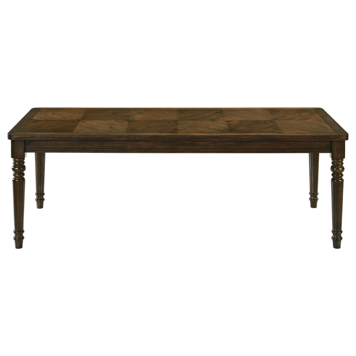 Willowbrook Rectangular Wood Dining Table Chestnut