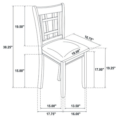 Lavon 5-piece Dining Set Medium Grey