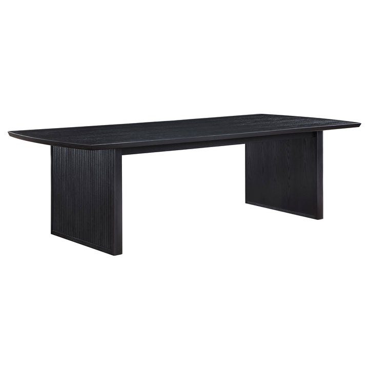 Brookmead Rectangular Dining Table with 18" Removable Extension Leaf Black