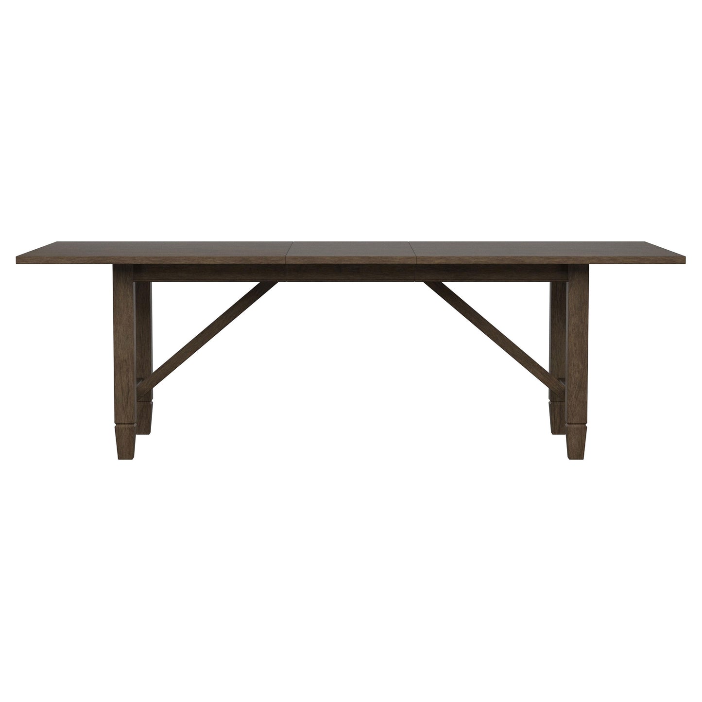 Matisse Rectangular Dining Table with 18" Removable Extension Leaf Brown