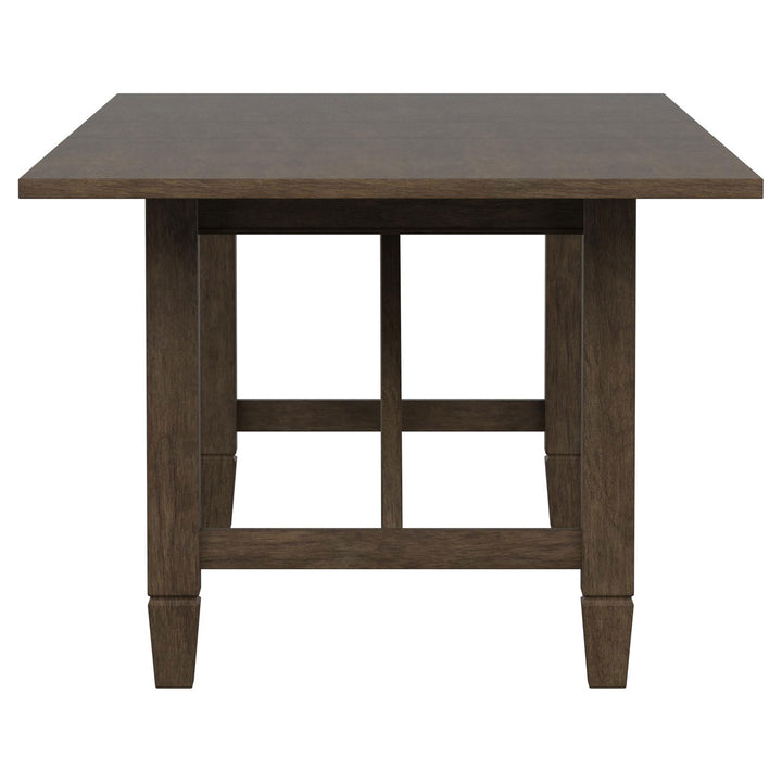 Matisse Rectangular Dining Table with 18" Removable Extension Leaf Brown