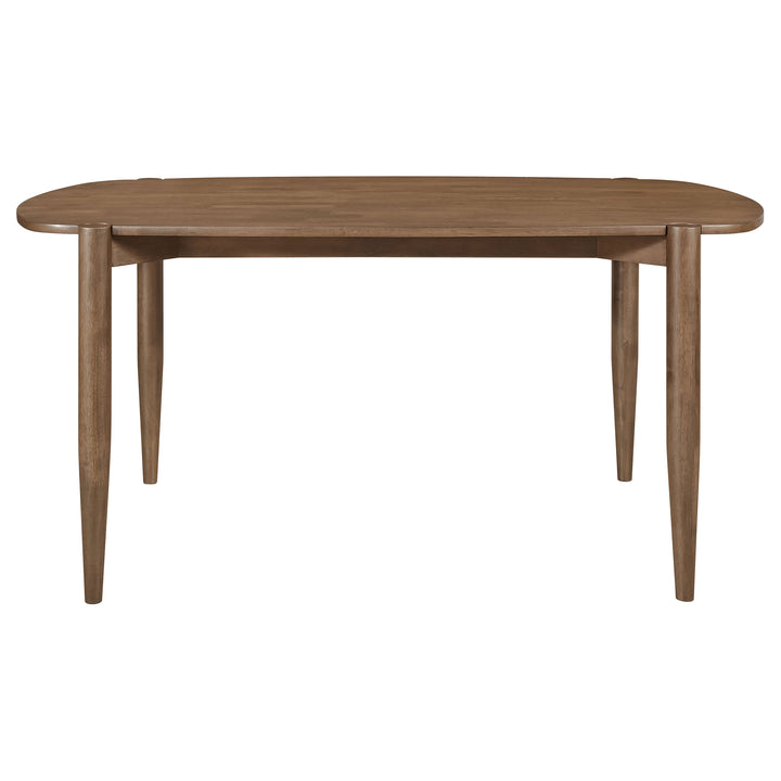 Dortch Oval Solid Wood Dining Table Walnut