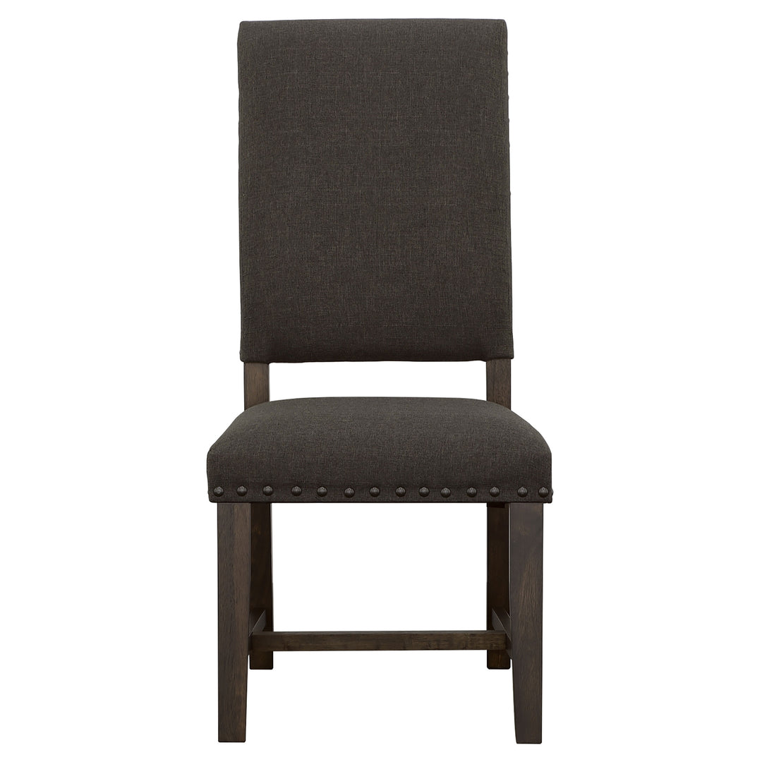 Twain Upholstered Side Chairs Warm Grey (Set of 2)