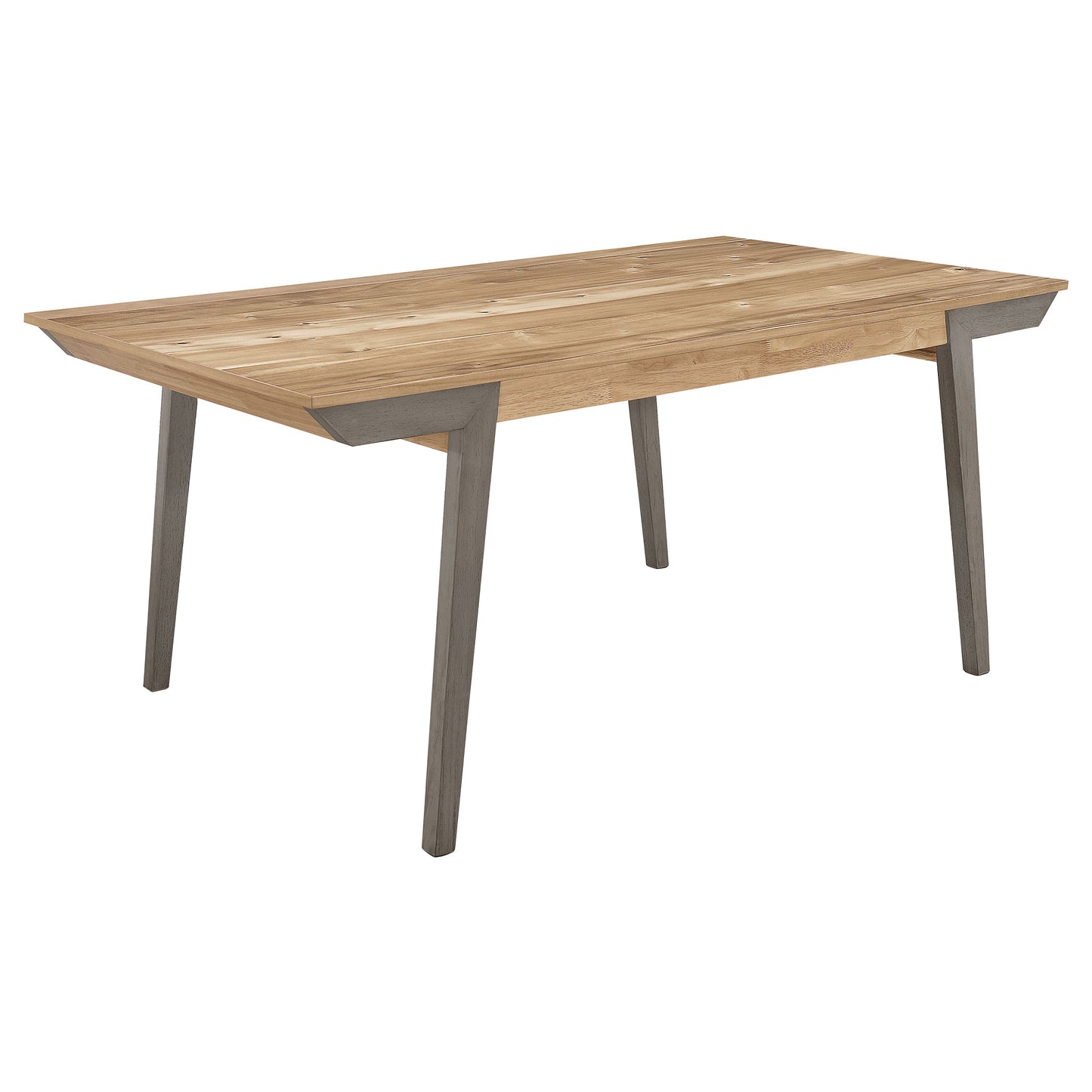 Nogales Wooden Dining Table Acacia and Coastal Grey