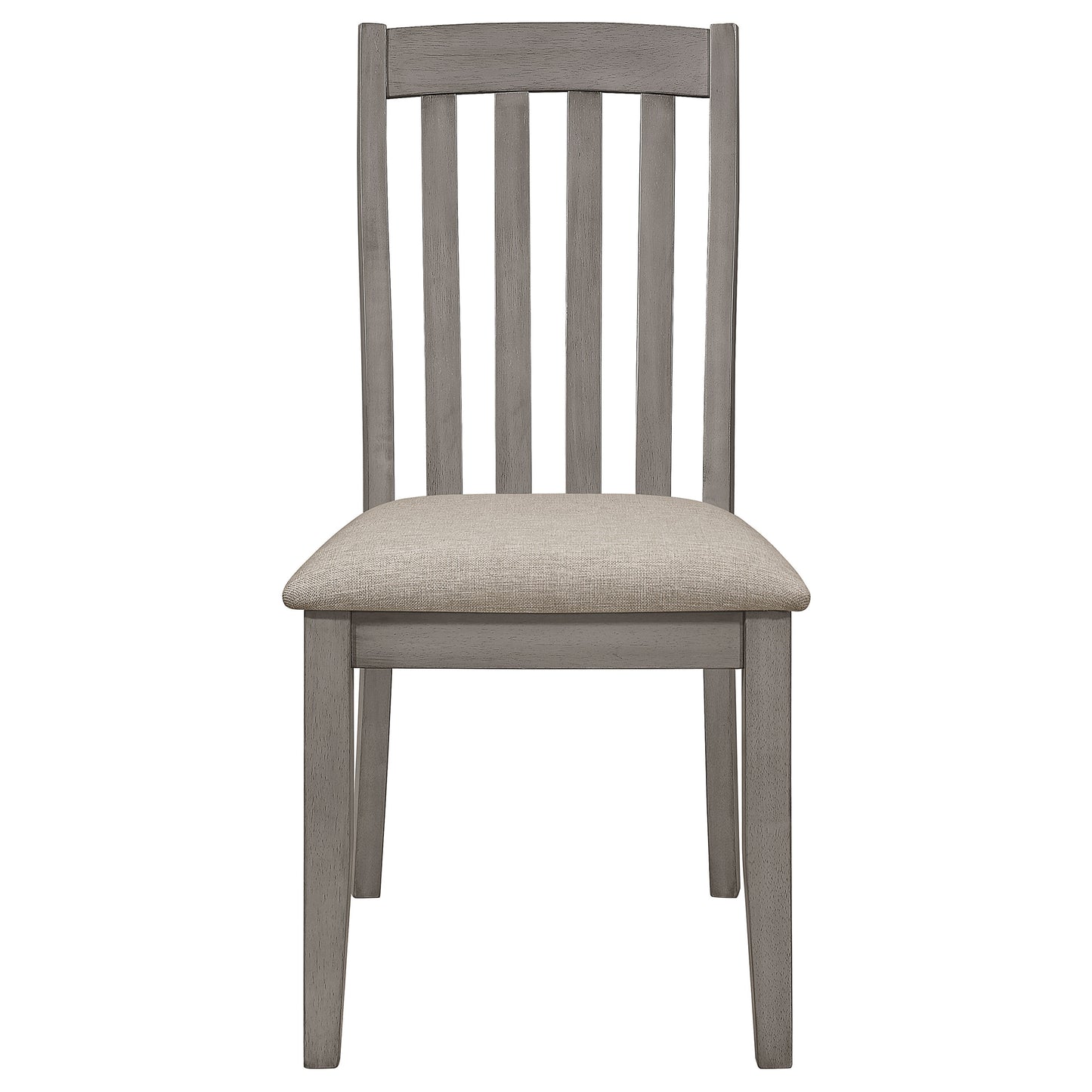 Nogales Slat Back Side Chairs Coastal Grey (Set of 2)