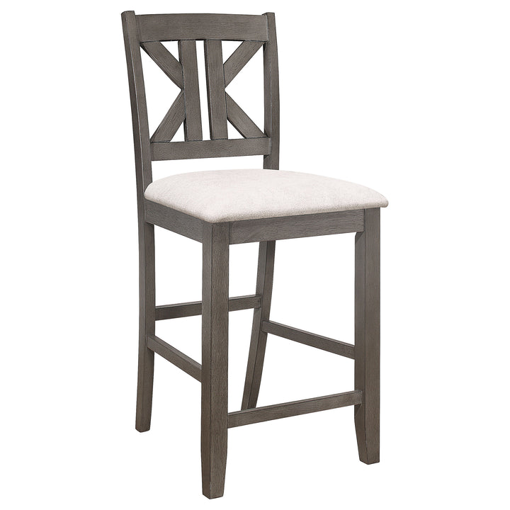 Athens 5-piece Counter Height Dining Set Barn Grey