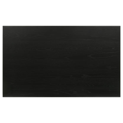 Appleton Rectangular Wood Dining Table Black Washed