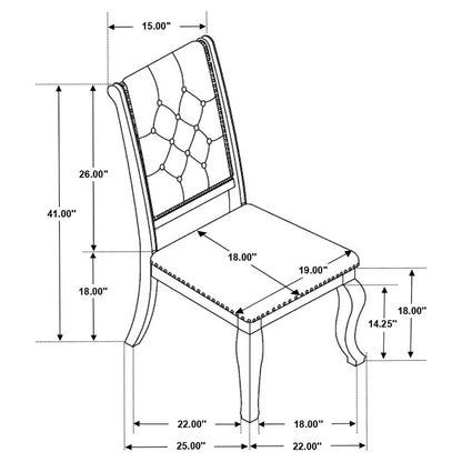 Brockway Rectangular Trestle Dining Set