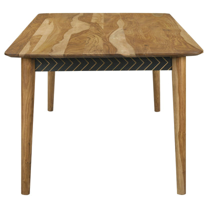 Partridge Wooden Dining Table Natural Sheesham