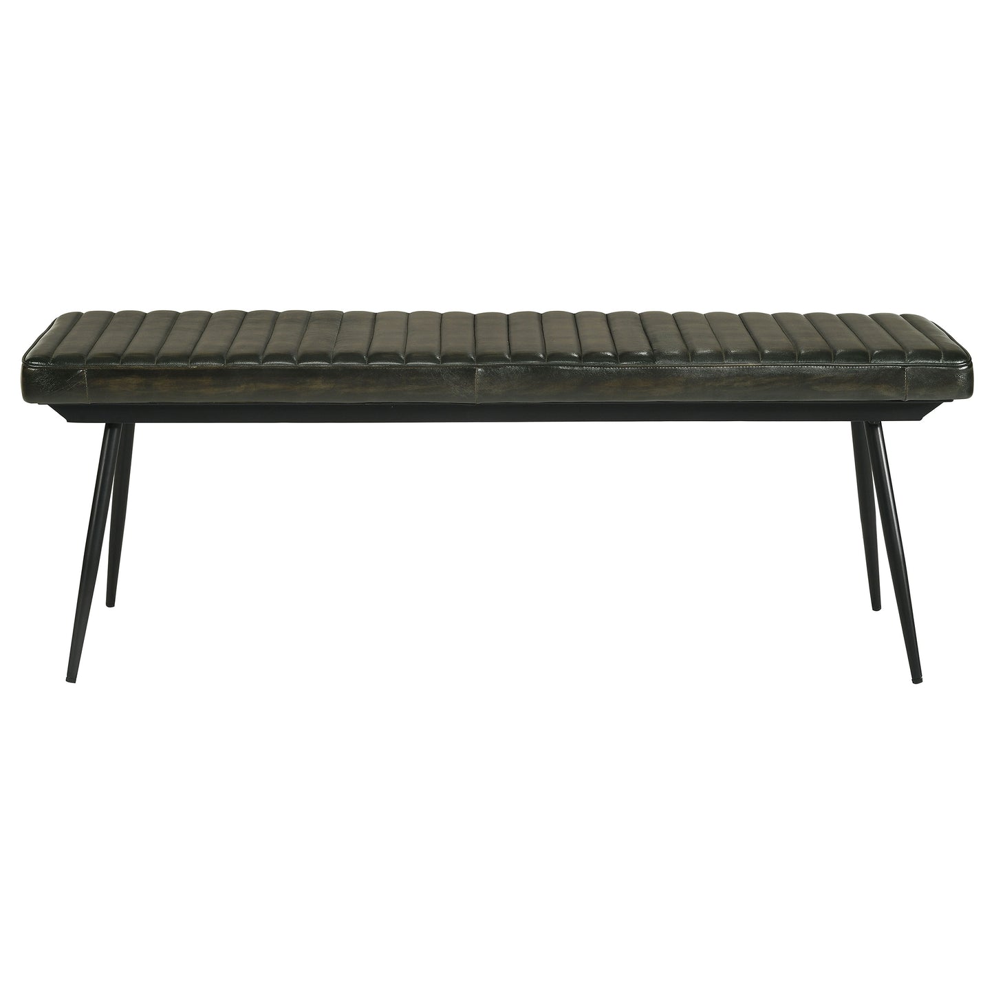 Partridge Cushion Bench Espresso and Black