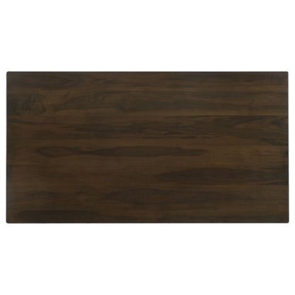 Wes Rectangular Dining Table Dark Walnut