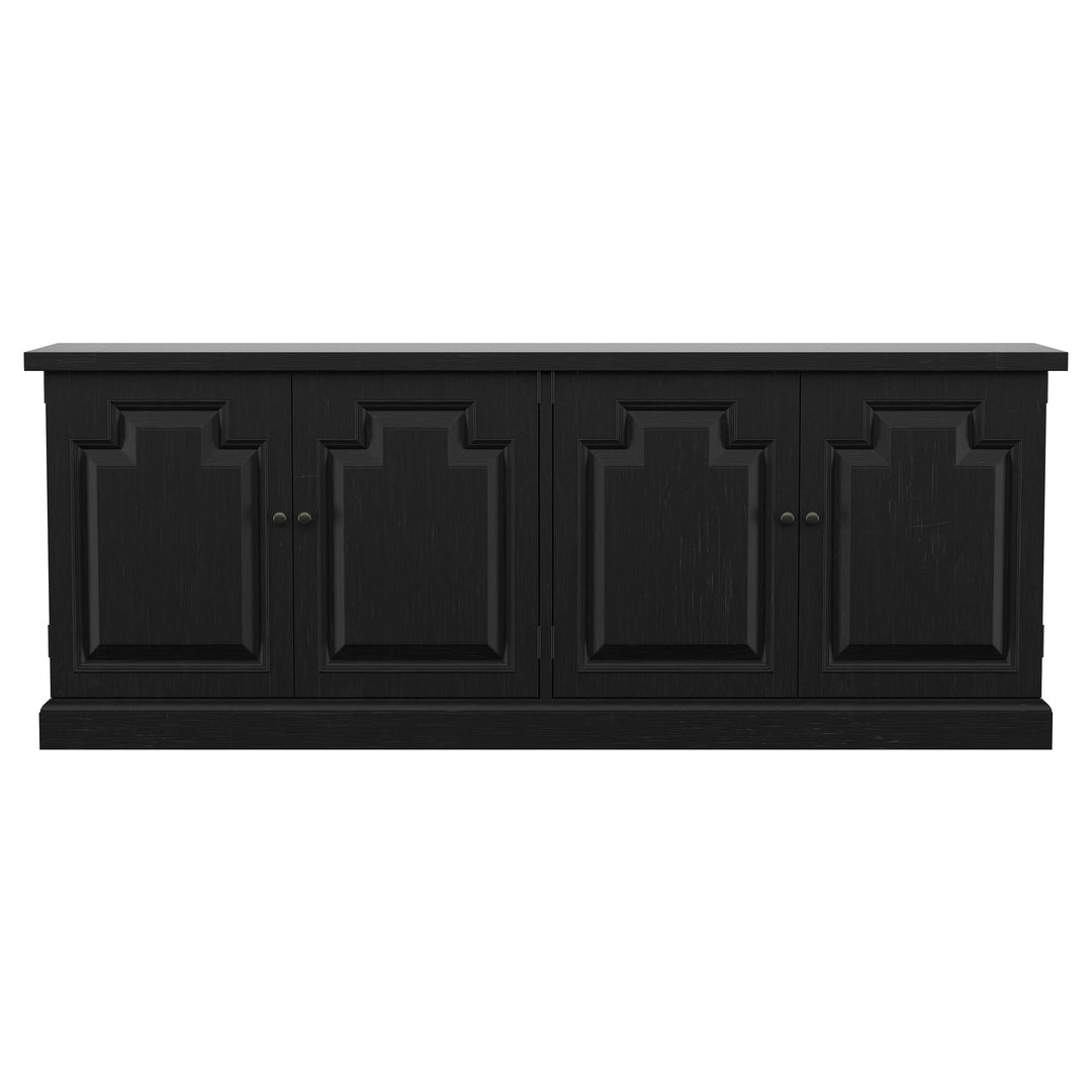 Florence 4-door Dining Sideboard Buffet Cabinet Antique Black