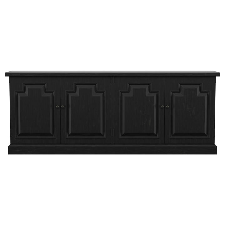 Florence 4-door Dining Sideboard Buffet Cabinet Antique Black