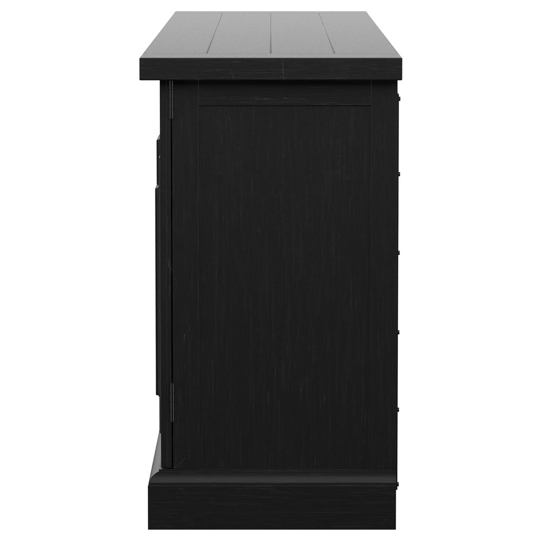 Florence 4-door Dining Sideboard Buffet Cabinet Antique Black