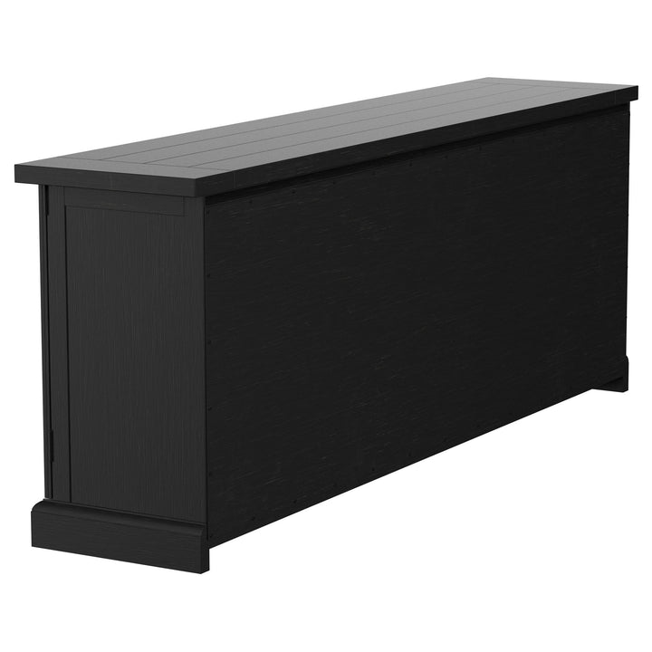 Florence 4-door Dining Sideboard Buffet Cabinet Antique Black