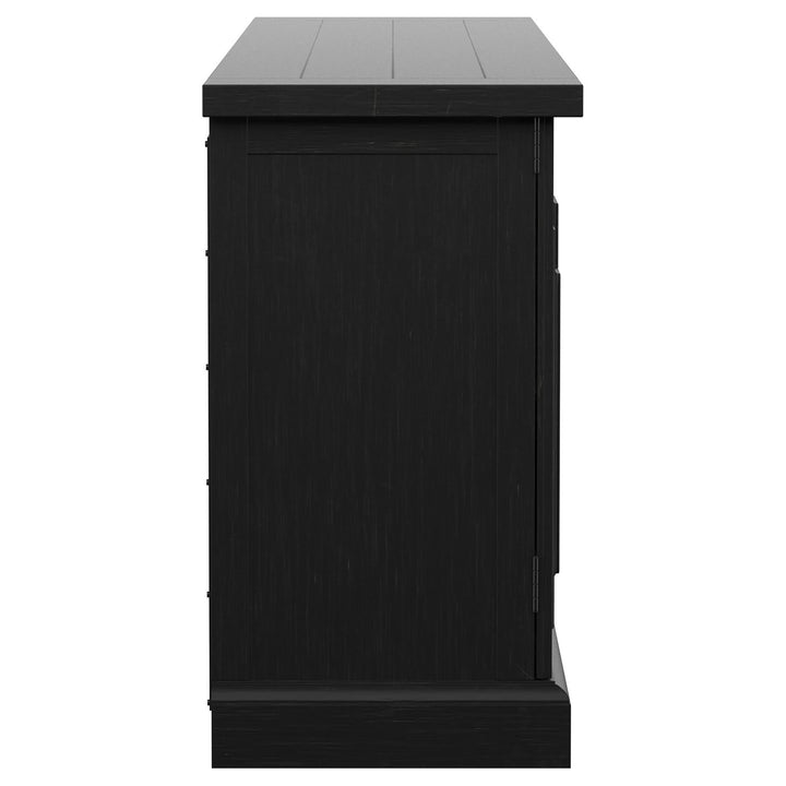 Florence 4-door Dining Sideboard Buffet Cabinet Antique Black