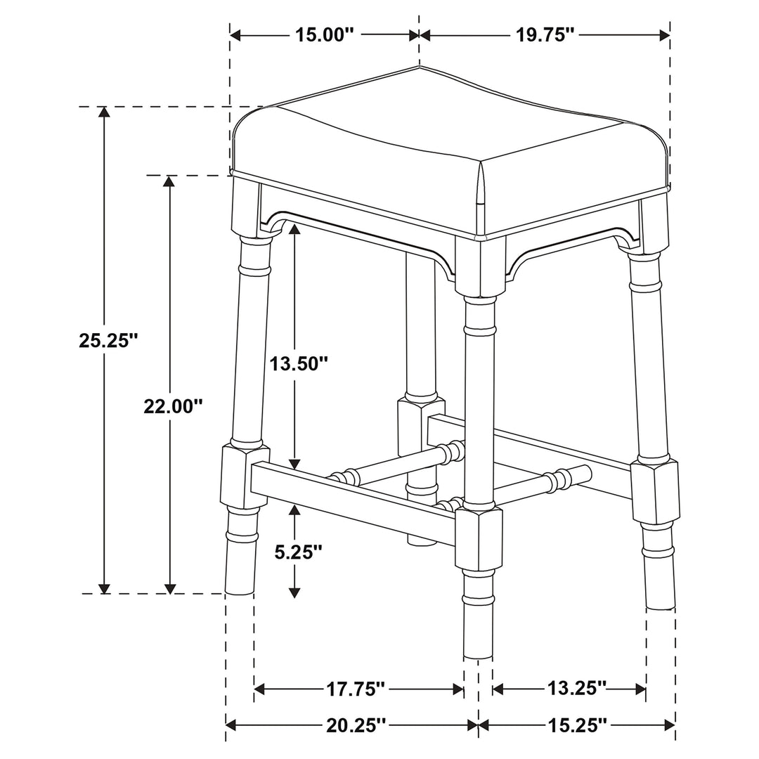 Martina 5-piece Rectangular Spindle Leg Counter Height Dining Set Oatmeal and Black