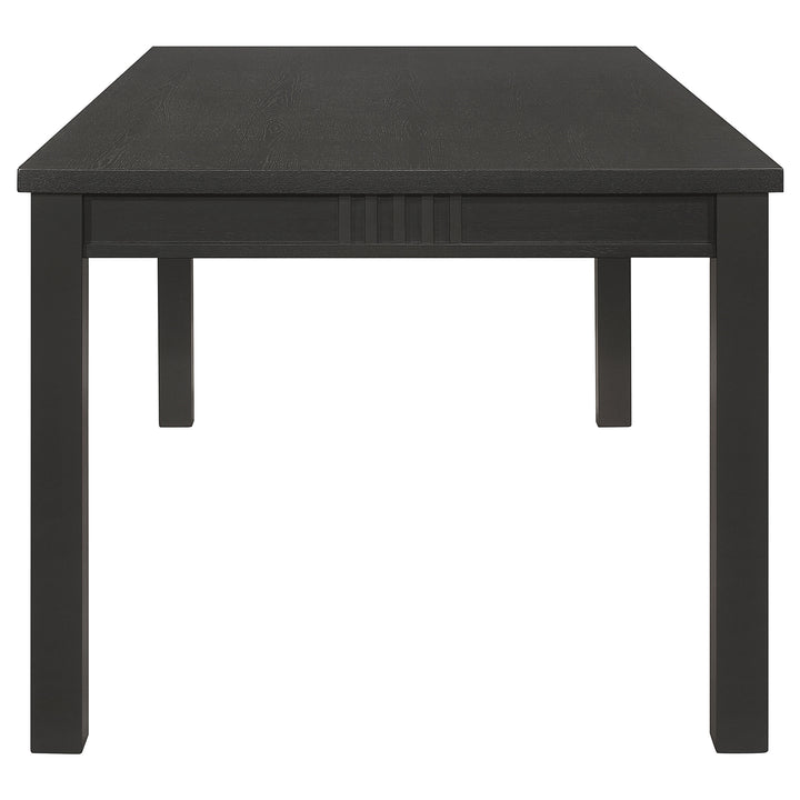 Marbrisa 5-piece Rectangular Dining Table Set Matte Black