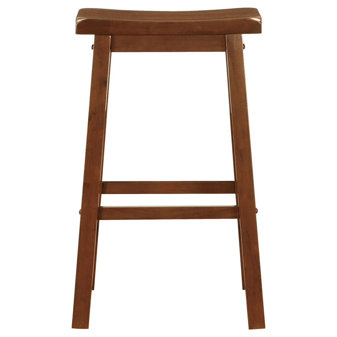 Durant Wooden Bar Stools Chestnut (Set of 2)