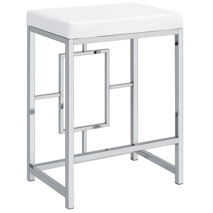 Jackson 4-piece Multipurpose Counter Height Table Set White and Chrome