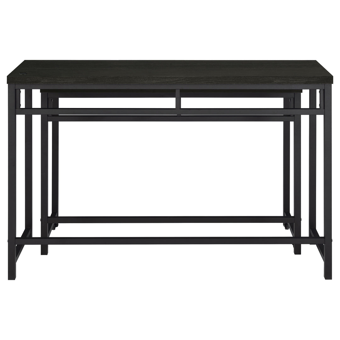 Hawes 4-piece Multipurpose Counter Height Table Set Black