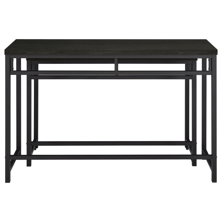 Hawes 4-piece Multipurpose Counter Height Table Set Black