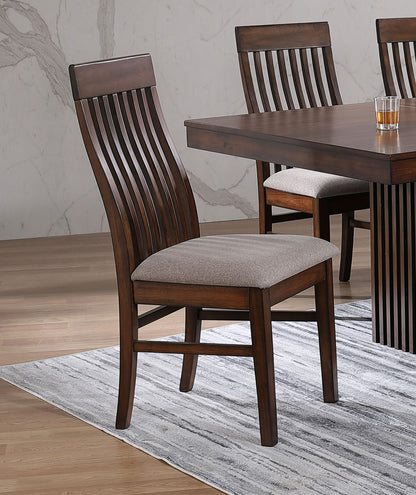 Briarwood Slat Back Dining Side Chair Mango Oak and Brown (Set of 2)