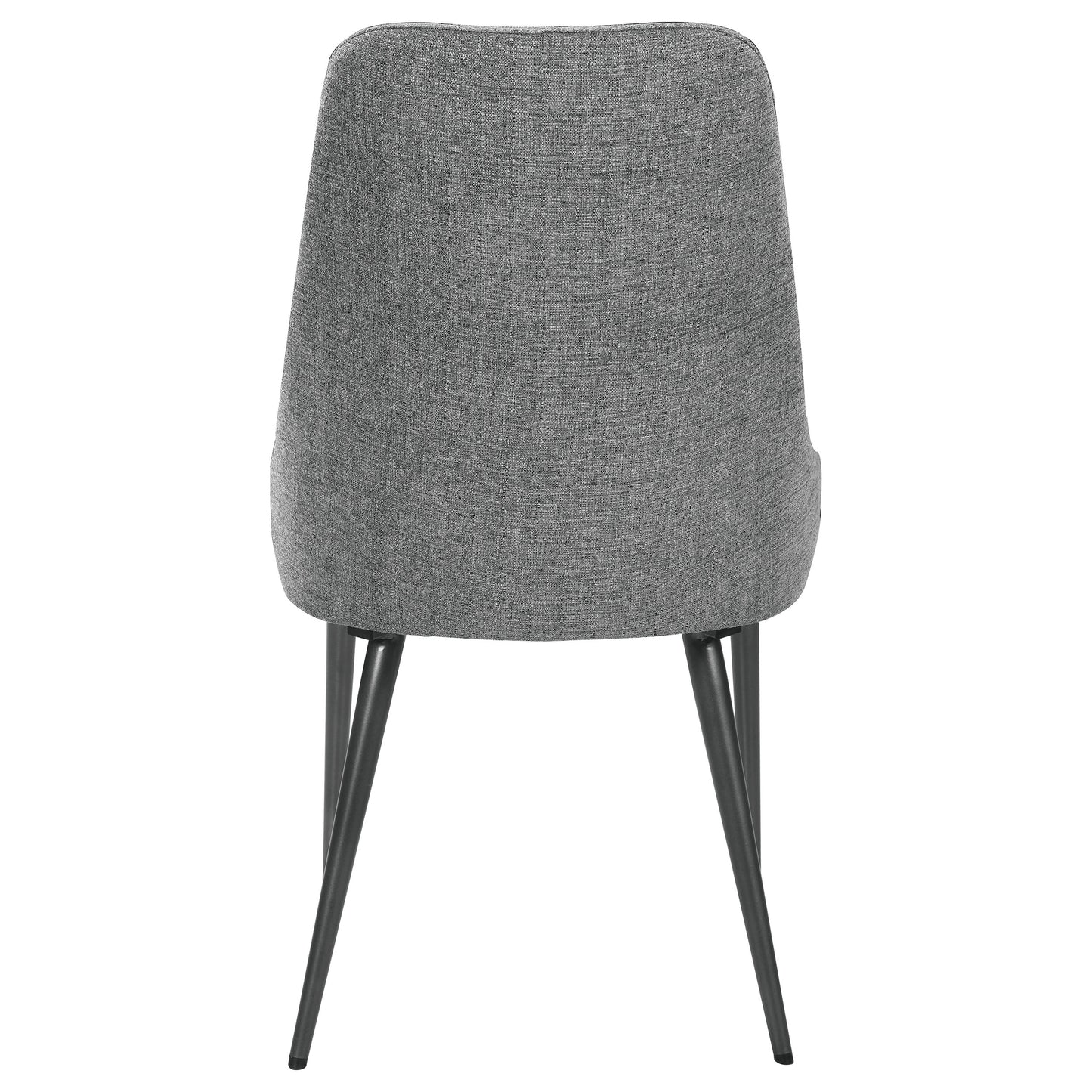 Alan Upholstered Dining Chairs Grey (Set of 2)