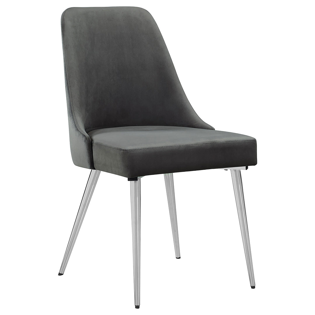 Cabianca Curved Back Side Chairs Grey (Set of 2)