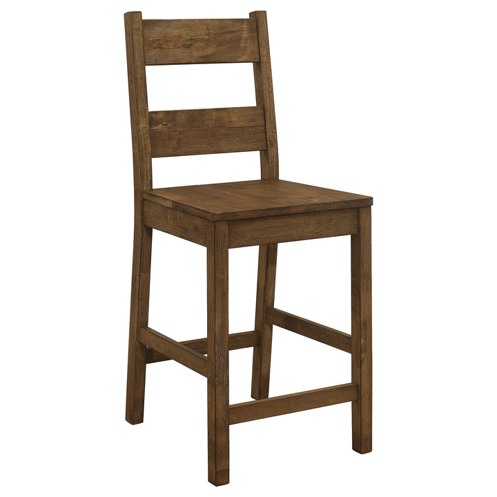 Coleman Counter Height Stools Rustic Golden Brown (Set of 2)