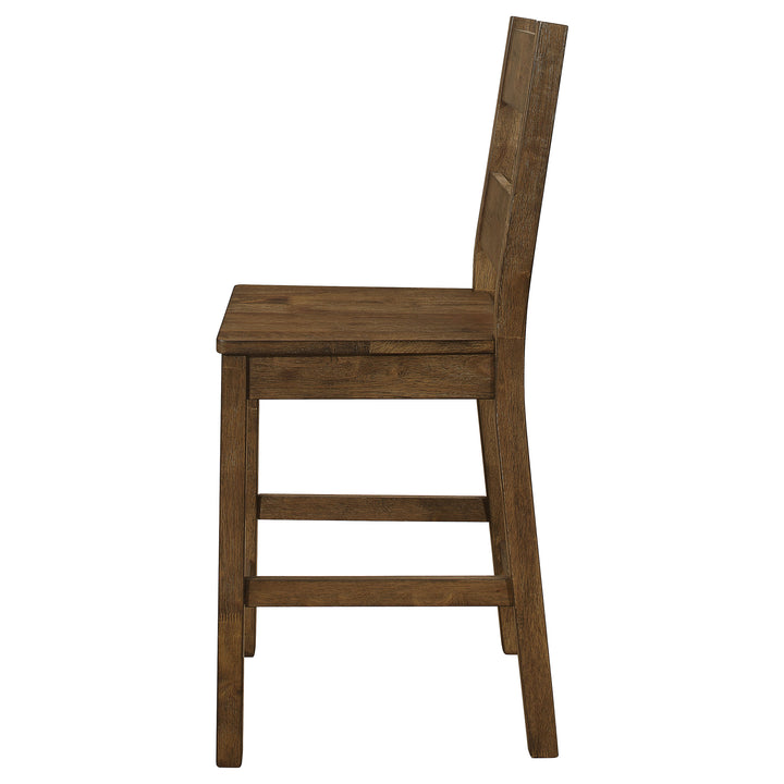 Coleman Counter Height Stools Rustic Golden Brown (Set of 2)