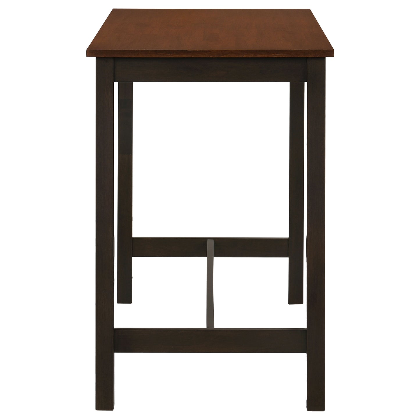 Connie 4-piece Counter Height Set Chestnut and Dark Brown